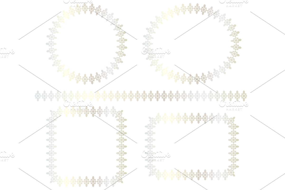 Metallic Moroccan Frames preview 5