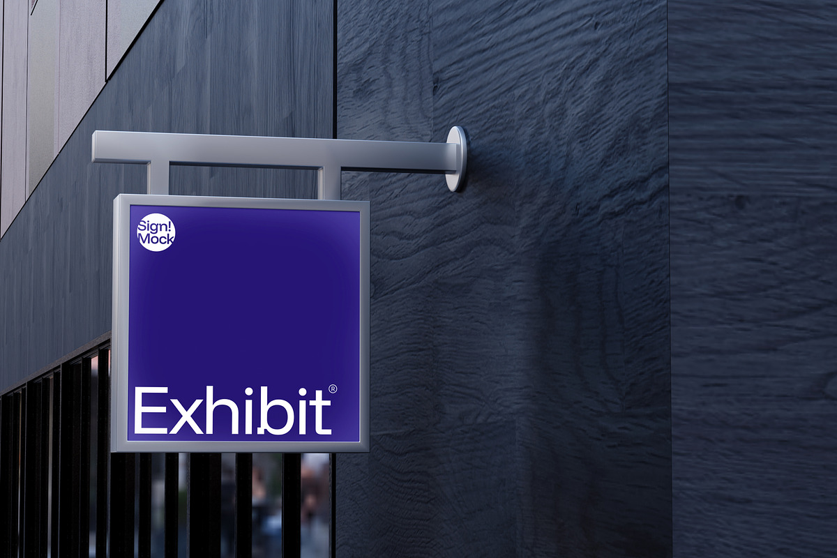 Signboard Mockup, an Advertising Mockup by SLAB! Design (Photo 8 of 8)