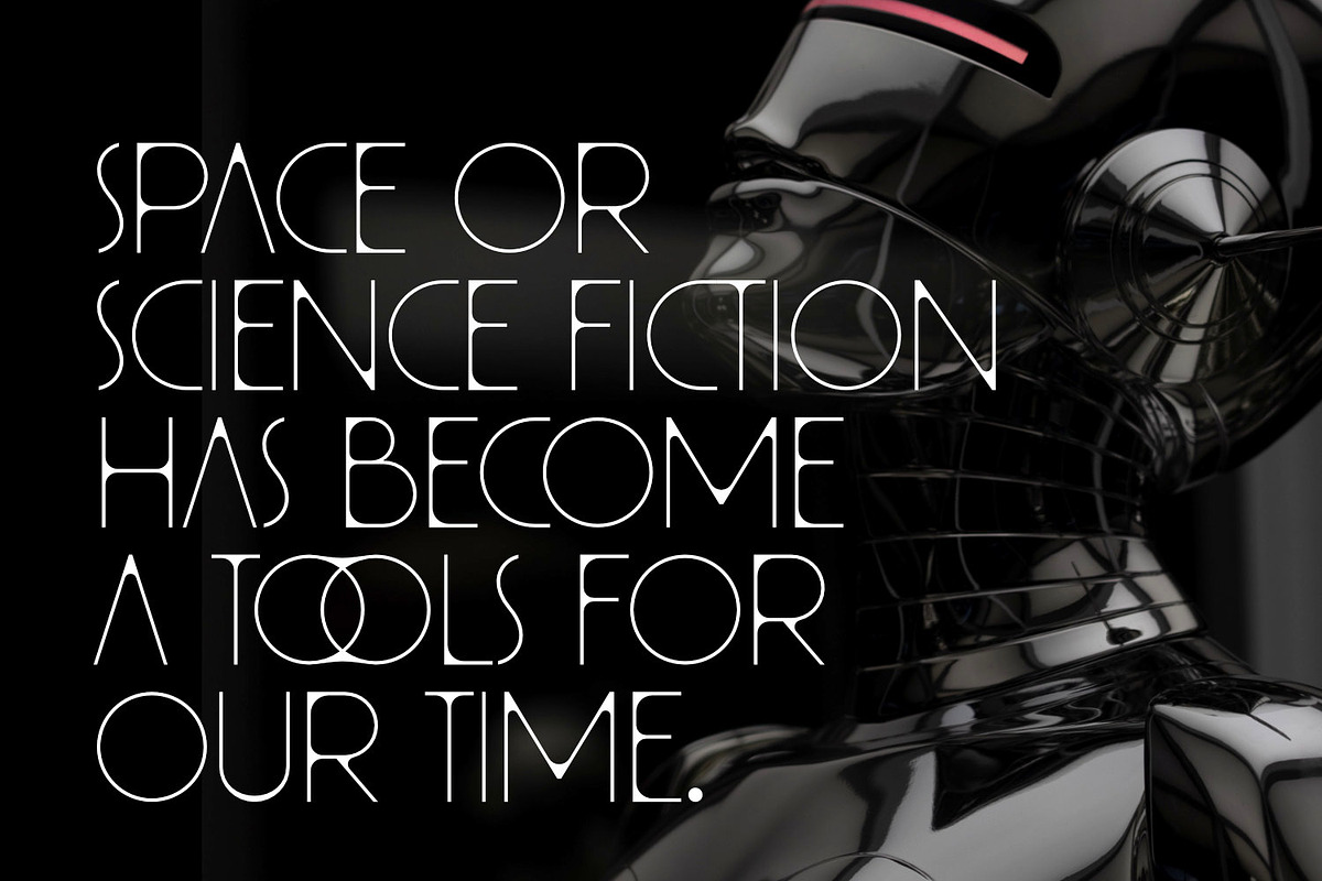Moon Swing - Futuristic Type, a Sans Serif Font by ikiiko (Photo 6 of 8)