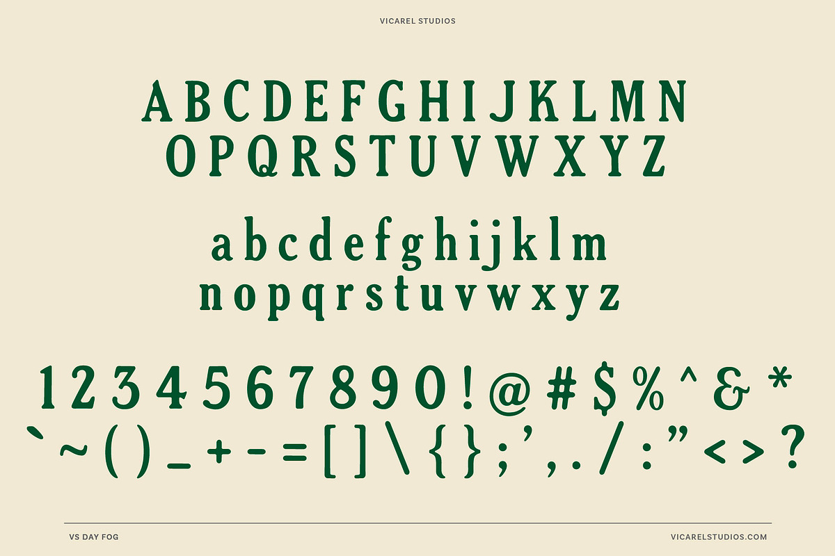 Day Fog – Hand drawn Vintage Serif, a Serif Font by Vicarel Studios (Photo 3 of 12)