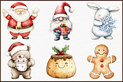 Cute Chubby Christmas Clipart PNG, an Illustration by Sublimation Artist (Thumbnail 3 of 6)