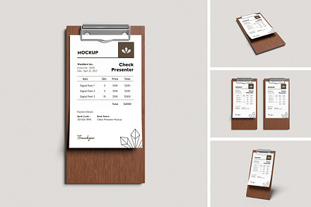 Check Presenter Mockup