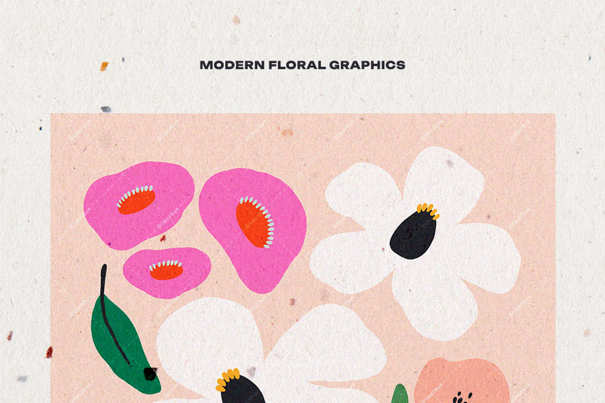Abstract Floral Market Graphics, a Decorative Illustration by likorbut (Photo 11 of 11)
