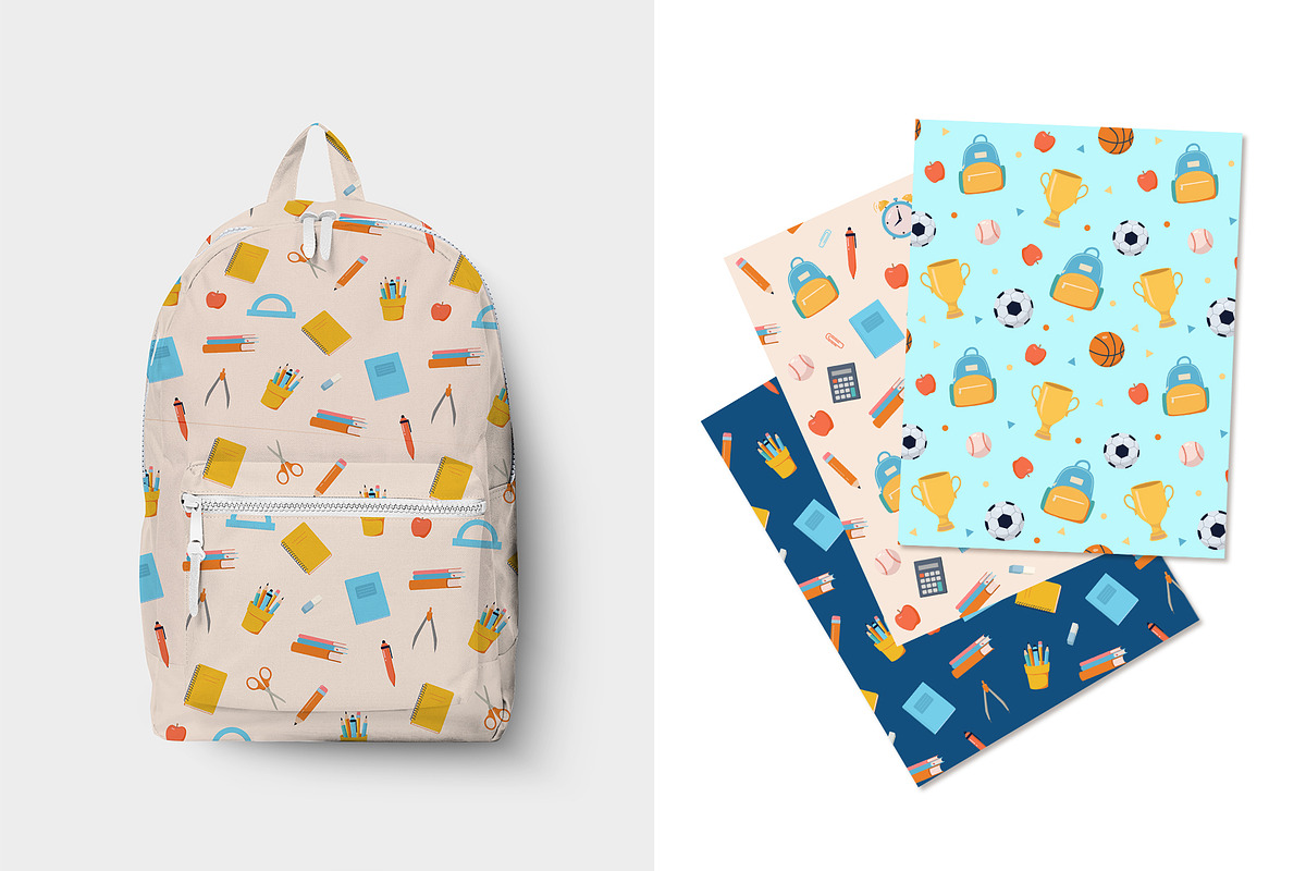 School pattern collection, a Pattern Graphic by Nadezhda Mikhailova (Photo 4 of 5)