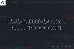 Portal - Display Typeface