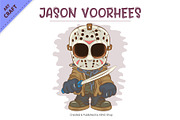 Halloween Mascot Jason Voorhees., an Animal Illustration by KENO Mascots (Thumbnail 2 of 3)