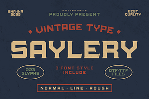 Saylery Typeface