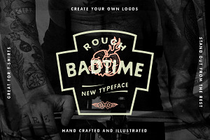 Badtime Bold Handwritten Font