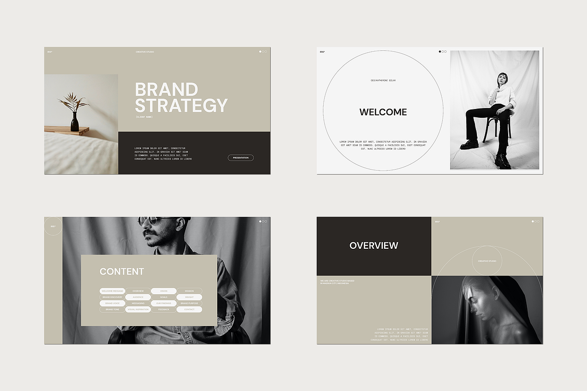 Iris Brand Strategy - PowerPoint, a Presentation Template by Sixtemp (Photo 3 of 7)