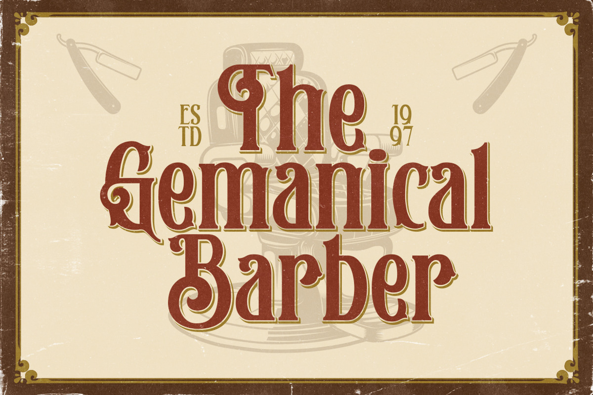 Christon Hunington Vintage Font, a Serif Font by HansCo Studio (Photo 2 of 13)