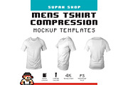 Men's Compression T-shirt Mock-up, a Shirt Mockup by Supah Shop (Thumbnail 1 of 5)