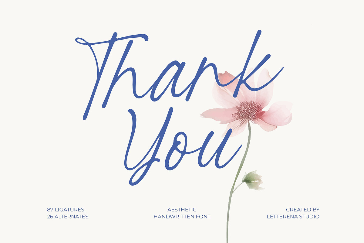 Ratinel Boldies Handwritten Ink Font, a Script Font by Letterena Studios Script (Photo 15 of 15)