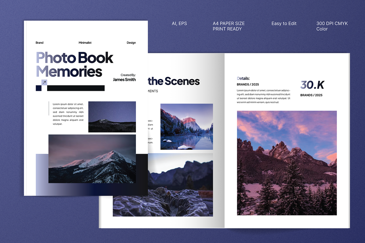 Photobook Album Magazine, a Magazine Template by MMPixelCraft (Photo 1 of 4)
