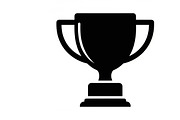 Bold winner trophy cup icon, an Illustration by Amazin_art (Thumbnail 7 of 29)