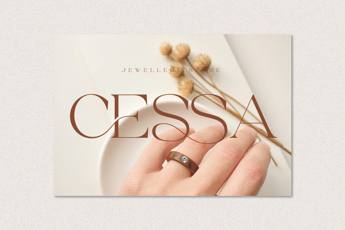 Rossce - Beautiful Serif Font, a Serif Font by Aqeel_Art (Photo 5 of 9)