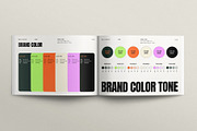 Brand Identity Guidelines Landscape, a Brochure Template by E-Type (Thumbnail 6 of 12)