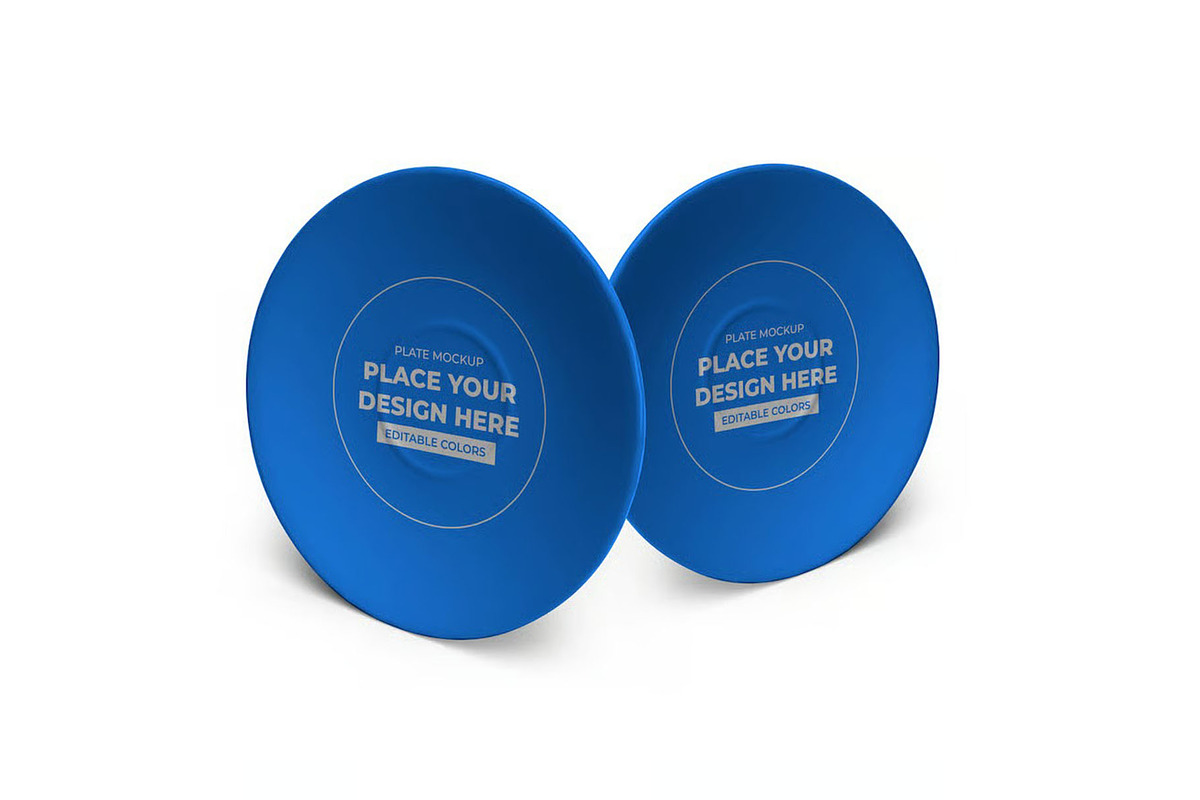 Plate Dish Mockup Template Set, a Household Mockup by DesignRushMarket (Photo 10 of 11)
