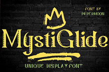 MysticGlide: Unique Display Font