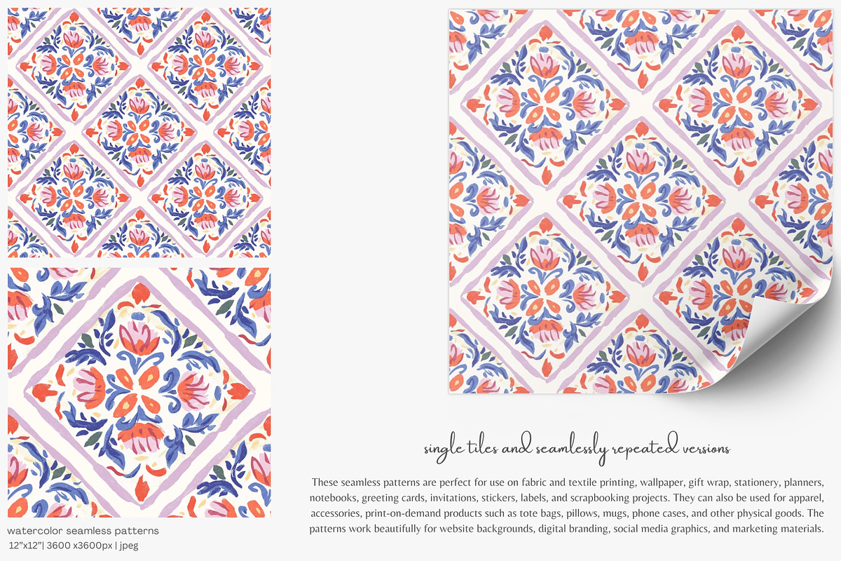 scandinavian folk art patterns, a Pattern Graphic by Patishop Art (Photo 3 of 9)