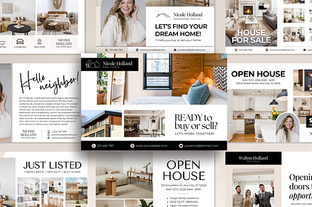Real Estate Postcard Templates