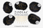Galaxy with zodiac signs, an Object Graphic by Chus Moreno Studio (Thumbnail 1 of 6)