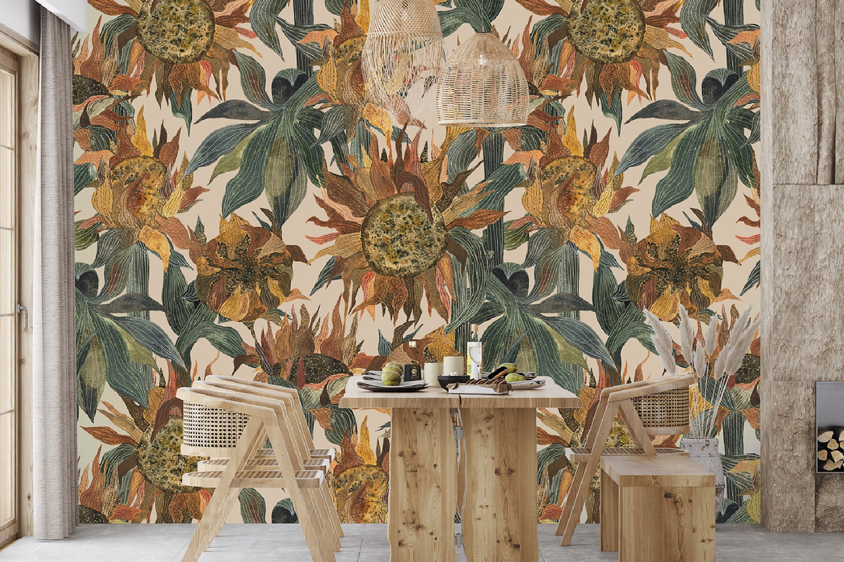 Patterns SUNNY FLOWERS, an Illustration by PASHKOVA (Photo 9 of 14)