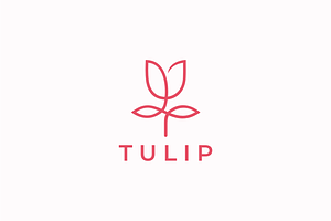 Tulip Flower Logo Template, a Branding & Logo Template by yopie