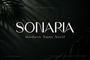 Sonaria - Elegant Modern Sans Serif, a Sans Serif Font by Mockmenot (Thumbnail 1 of 8)