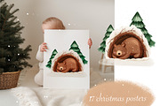 Christmas Taddy Bear. Illustration, an Animal 3D Model by Linerisyart (Thumbnail 14 of 16)