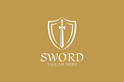 Illustration of Sword Shield Logo, a Branding & Logo Template by Signatoro (Thumbnail 3 of 3)