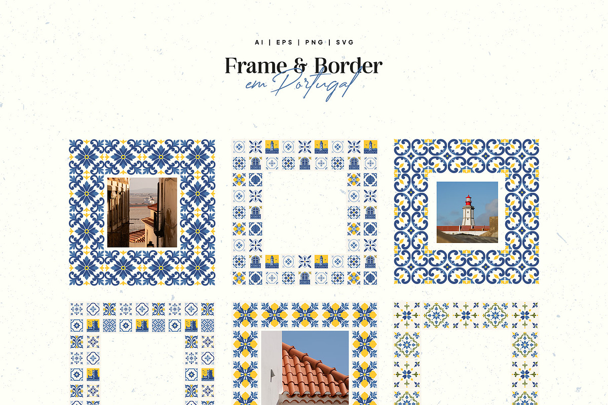 Azulejo Portugal | Tiles & Patterns, an Object Graphic by KetteCreate (Photo 15 of 16)