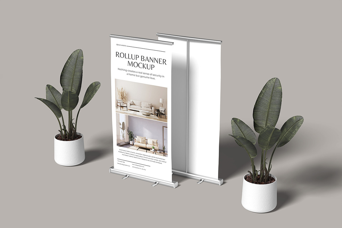 Rollup Banner Mockup, an Advertising Mockup by ZifaraDesign (Photo 10 of 11)