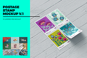 Postage Stamp MockUp v1, a Product Mockup by coloformia (Thumbnail 1 of 13)