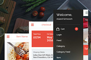 Foodica: Ionic Food app theme, a HTML Template by Audacitus (Thumbnail 2 of 3)