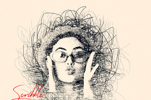 Scribble Photo Effect Art