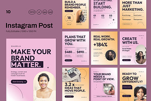 Creative Agency Social Media, a Social Media Template by Pitchlook.Studio