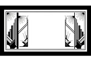 Art Deco Frame SVG Bundle, an Illustration by Gaye Art (Thumbnail 22 of 31)