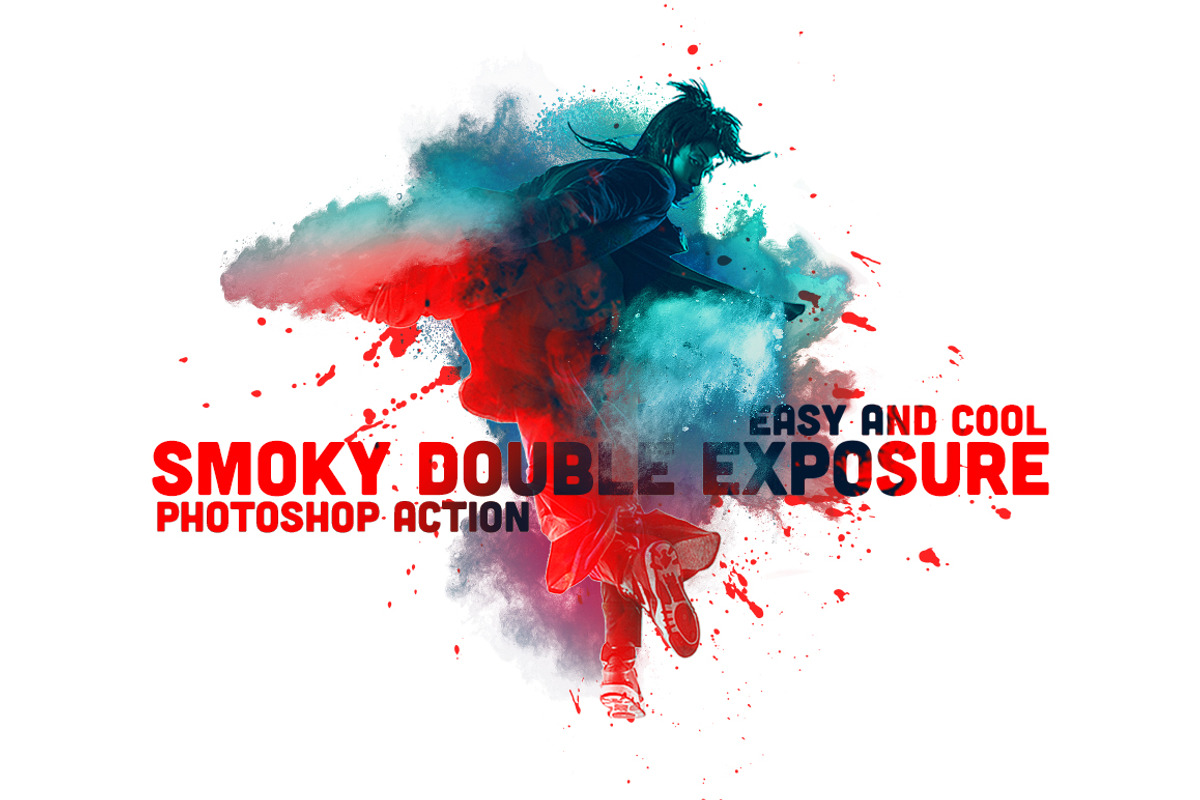 Smoky Double Exposure Kit, an Action Add-On by Ruslan Zelensky (Photo 2 of 6)