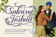 Flowmery Typeface, a Script Font by alit design (Thumbnail 9 of 15)