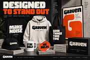 Graven _ Bold Display Typeface, a Script Font by Wow Magic (Thumbnail 5 of 5)