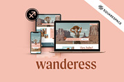 Wanderess Squarespace Site Template, a Squarespace Template by The Humanista Co. (Thumbnail 1 of 12)
