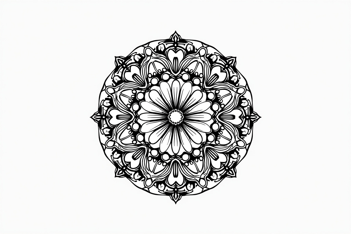 Elegant Hand-Drawn Mandala Designs B, an Object Graphic by BIPLOB EXPERT (Photo 2 of 14)