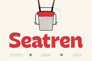 Seatren Bold Sans Display Font