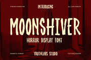 Moonshiver - Horror Display Font, a Handwritten Font by Youthlabs Studio (Thumbnail 1 of 12)