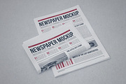 Newspaper Mock-up, an Advertising Mockup by zippypixelstudio (Thumbnail 8 of 14)