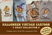 Halloween Pumpkin Cartoon Vintage, an Illustration by vectstudio (Thumbnail 1 of 5)