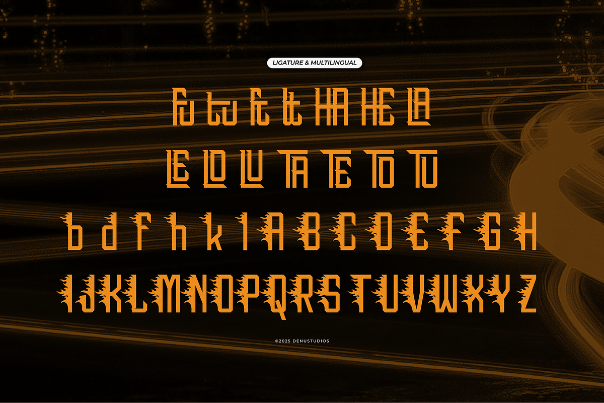 Wossh Power | Condensed Racing Font, a Sans Serif Font by Denustudios (Photo 12 of 12)