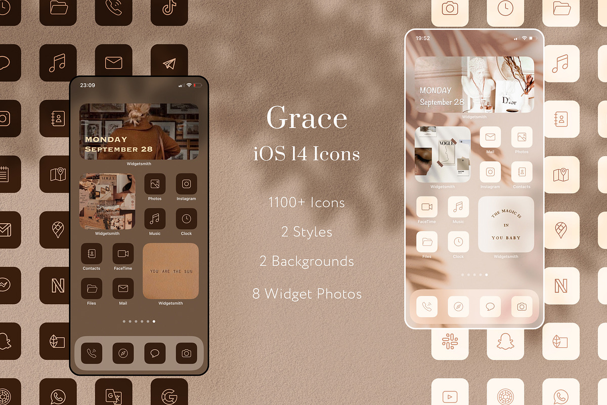 Grace - iOS 14 App Icons 1100+ Icons, an Icon by iosey (Photo 1 of 6)