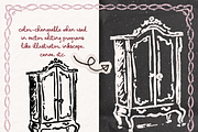 Antique Clipart, Estate Sale Ink, an Object Illustration by The October Creative (Thumbnail 2 of 13)