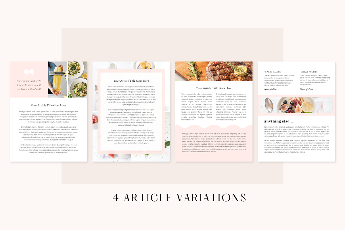 Cook Book Template CANVA, a Magazine Template by ShopRShop (Photo 6 of 9)